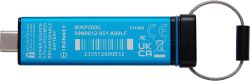 ����-���������� USB3.2 128GB Kingston IronKey Keypad 200 Type-C Blue (IKKP200C/128GB) - �������� 5