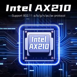 Сетевая карта PCI-E x1, Fenvi FV-AX5400, WiFi 6E (до 5374 Mbps), Bluetooth 5.3, Intel AX210, 2 внешние антенны - Картинка 3