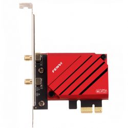 ������� ����� PCI-E x1, Fenvi FV-BE8800, WiFi 7 (�� 8800 Mbps), Bluetooth 5.4, Intel BE200, ��������, 2 ������� ������� (!!! �������� ������ � ������������ Intel !!!) - �������� 2