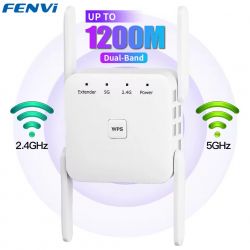 Wi-Fi  Fenvi FWD-R1208U, White, WiFi 5, 2.4GHz ( 300 /) / 5GHz ( 867 /), 1xGLan, 2  