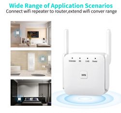 Wi-Fi ����������� Fenvi FWD-R1208U, White, WiFi 5, 2.4GHz (�� 300 ����/�) / 5GHz (�� 867 ����/�), 1xGLan, 2 ������� ������� - �������� 8