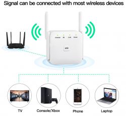 Wi-Fi ����������� Fenvi FWD-R1208U, White, WiFi 5, 2.4GHz (�� 300 ����/�) / 5GHz (�� 867 ����/�), 1xGLan, 2 ������� ������� - �������� 10