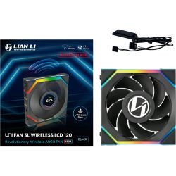 ���������� Lian Li Uni Fan SL Wireless LCD Reverse 120-1 Black (G99.12RSLLCD1W1B.00) - �������� 3