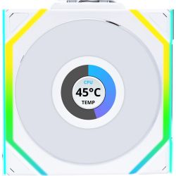 ���������� Lian Li Uni Fan SL Wireless LCD Reverse 120-1 White (G99.12RSLLCD1W1W.00)