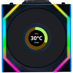 ���������� Lian Li Uni Fan SL Wireless LCD 120-3 Reverse Black (G99.12RSLLCD1W3B.00) - �������� 4