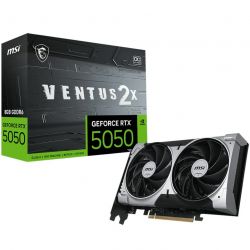 ³�������� GF RTX 5050 8GB GDDR6 Ventus 2X OC MSI (GeForce RTX 5050 8G VENTUS 2X OC)