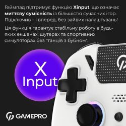 Геймпад GamePro GPS13W White - Картинка 10