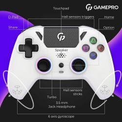 Геймпад GamePro GPS13W White - Картинка 11