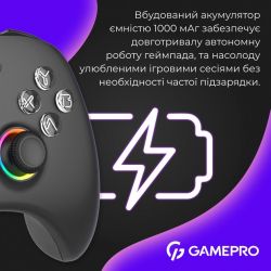 Геймпад GamePro GPX13B Black - Картинка 8