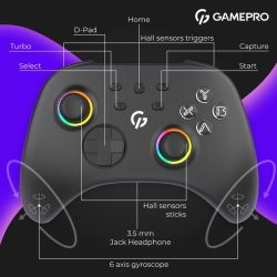 Геймпад GamePro GPX13B Black - Картинка 12