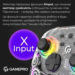 Геймпад GamePro GPX13T Transparent - Картинка 8