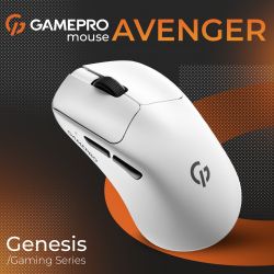 Мышь беспроводная GamePro Genesis Avenger White (GM096W) - Картинка 5