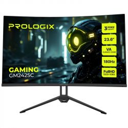  Prologix Gaming 23.6" GM2425C VA Black Curved 180Hz