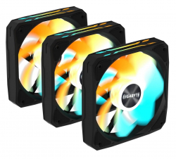 ���������� Gigabyte EZ Chain RVS Fan 120 3-Pack Black (GP-GBT EZRVSFAN1203) - �������� 5