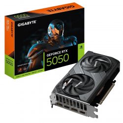  GF RTX 5050 8GB GDDR6 WindForce OC Gigabyte (GV-N5050WF2OC-8GD)