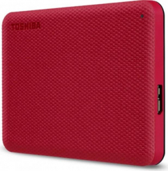 Зовнішній жорсткий диск 2.5" USB 1.0TB Toshiba Canvio Advance Red (HDTCA10ER3AA) - Картинка 3