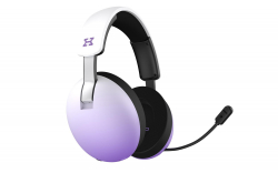 Bluetooth-гарнитура Hator Hellyberry HH30 Pro Wireless White/Violet (HH30_PRO_wireless_WV) - Картинка 2
