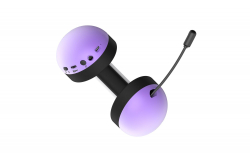 Bluetooth-гарнитура Hator Hellyberry HH30 Pro Wireless White/Violet (HH30_PRO_wireless_WV) - Картинка 8