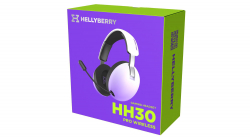 Bluetooth-гарнитура Hator Hellyberry HH30 Pro Wireless White/Violet (HH30_PRO_wireless_WV) - Картинка 9