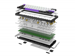 ���������� Hator Hellyberry HK60 White/Violet - �������� 5