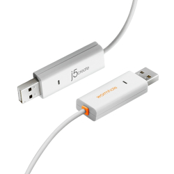 ������� J5create USB-A/USB-A (M/M), 1.8 �, White (JUC400-N) - �������� 2