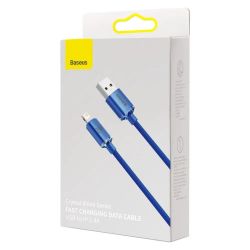 ������ Baseus Crystal Shine USB - Lightning, 2.4A, 2� Blue (CAJY000103) - �������� 7