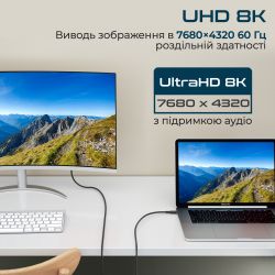 ������ Promate USB Type-C - USB Type-C (M/M), 5 A, 240 W, 1 �, PowerBolt240 Black (powerbolt240-1m.black) - �������� 4