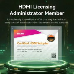 Кабель Vention HDMI - HDMI V 2.1 (M/M), 3 м, Green (ALOGI) - Картинка 7