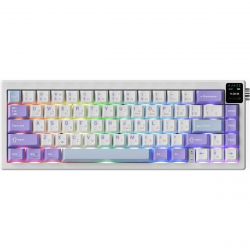 Клавіатура бездротова Ajazz AK650 Flying Fish Switch Purple (AK650-FF-PWB) - Картинка 2