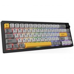 Клавіатура бездротова Ajazz AK650 Flying Fish Switch Black (AK650-FF-BGY) - Картинка 3