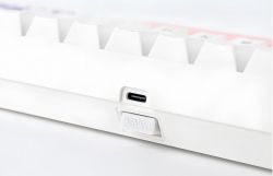 Клавіатура бездротова Epomaker EP64 60% Mulan Switch Hot-Swap (2.4G/BT/USB) RGB UA White (EP64-W-M) - Картинка 4