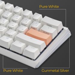 Клавіатура Ducky One 3 Mini Cherry MX Brown RGB UA USB White (DKON2161ST-BUAPXPWWWSC1) - Картинка 6
