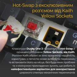 Клавиатура Ducky One 3 SF Cherry MX Red RGB UA USB Black (DKON2167ST-RUAPXCLAWSC1) - Картинка 12