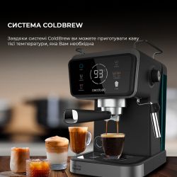 Кавоварка ріжкова Cecotec Power Espresso 20 ColdBrew Touch (CCTC-00269) - Картинка 3