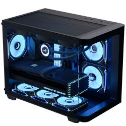 Корпус AeroCool P300C-G-BK-v1 (ACCS-PN02033.11) Black без БП - Картинка 4