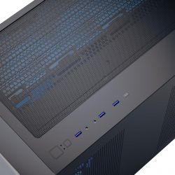 Корпус AeroCool P300C-G-BK-v1 (ACCS-PN02033.11) Black без БП - Картинка 6