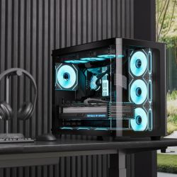 Корпус AeroCool P500C-G-BK-v1 (ACCM-PN01043.11) Black без БЖ - Картинка 3