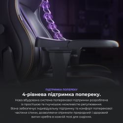 Кресло для геймеров Anda Seat Kaiser 4 Size L Black Premium PVC (AD12YDDC-L-20-B-PV/C) - Картинка 8