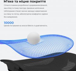 ����� ��� ������� Anda Seat X-Air Pro Size XL Mesh Space Black (AD-WY-01-BBB-B01) - �������� 8