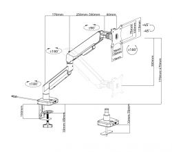� ��������� Anda Seat Stealth Pro II RGB 17"-42" White (AD-W-A9X-1S-BW) (VESA100�100) - �������� 19