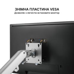 Кронштейн OfficePro MA422S 17-32" Silver (VESA100х100) - Картинка 12