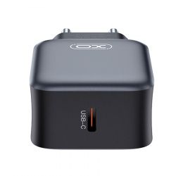 Зарядний пристрій XO L153 (USB-С, 3A) 20W Black - Картинка 2