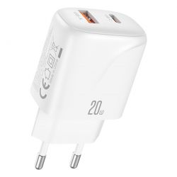 �������� ������� XO L158 (USB, USB-�, 3A) 20W White