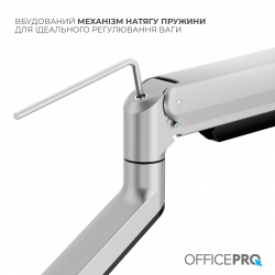 Кронштейн OfficePro MA601G 17-40" Gray (VESA100х100) - Картинка 10