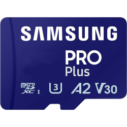 ����� ���`�� MicroSDXC 256GB UHS-I/U3 Samsung Pro Plus + SD-������� (MB-MD256SB/WW)