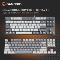 ������� ��������� ��������� GamePro Genesis Metallic (MK110G) 87% Red switches - �������� 15