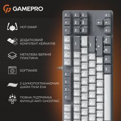 ������� ��������� ��������� GamePro Genesis Metallic (MK110G) 87% Red switches - �������� 19