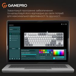 Клавіатура GamePro Genesis Metallic MK110W Outemu Red Swithes USB White - Картинка 14