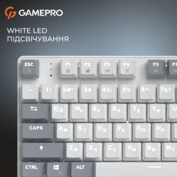 Клавіатура GamePro Genesis Metallic MK110W Outemu Red Swithes USB White - Картинка 17