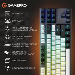 ���������� ��������� ��������� GamePro Genesis Joker Pro (MK124G) 87% Red switches - �������� 20